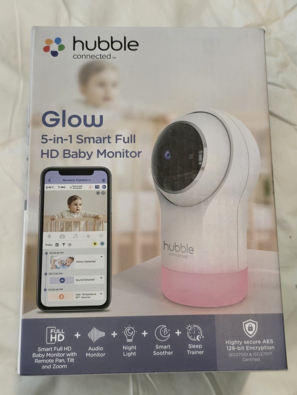 New Glow 5-in-1 Smart Full HD Baby Monitor